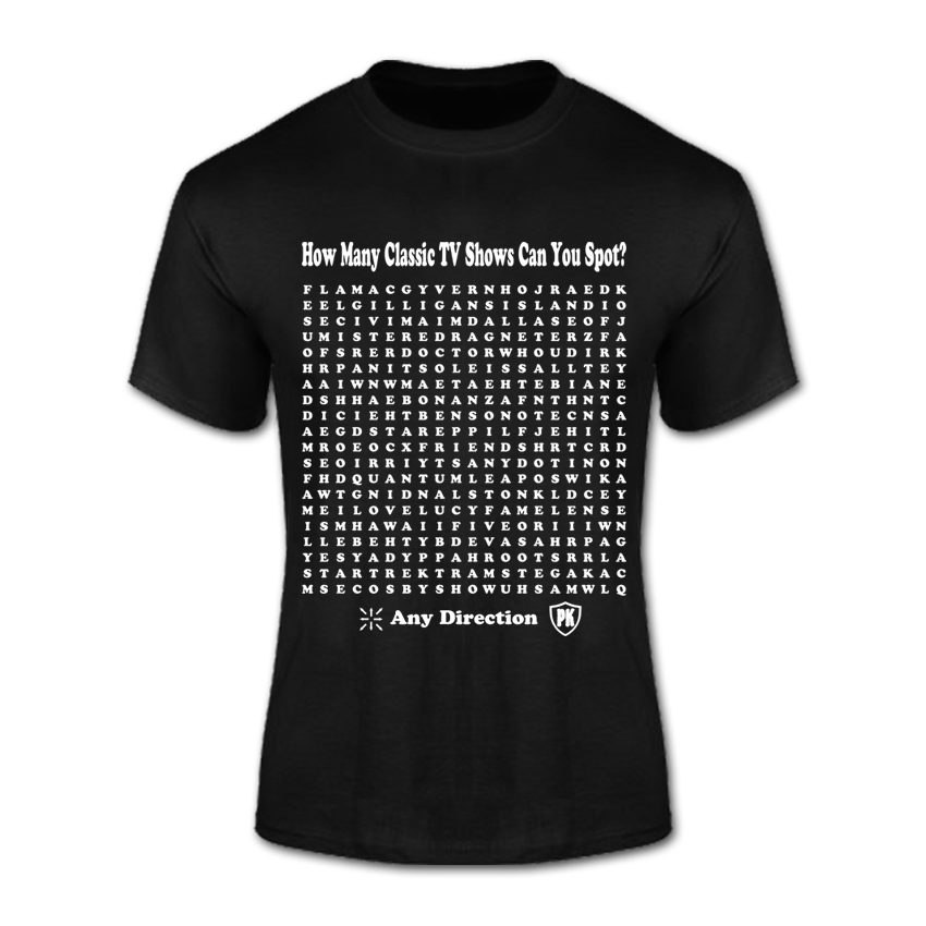 T-Shirt (Classic TV Show Wordsearch)