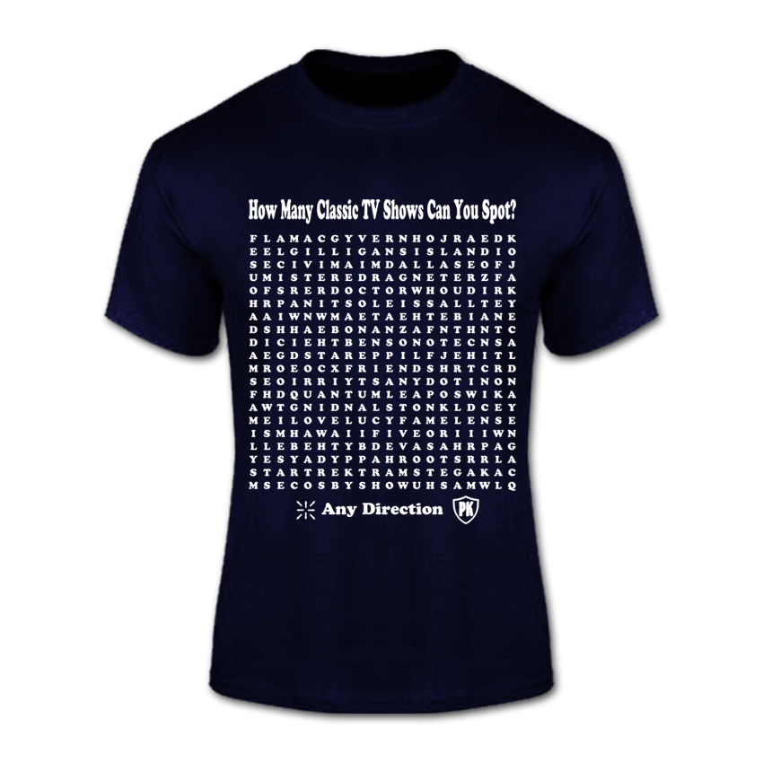 T-Shirt (Classic TV Show Wordsearch)