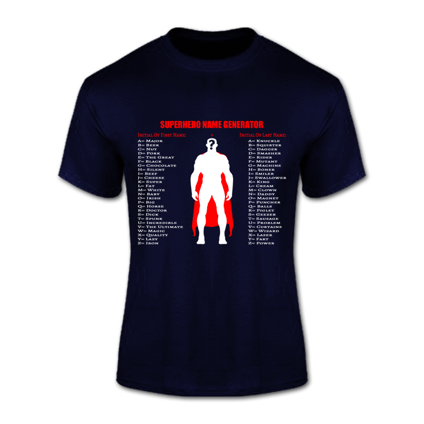 T-Shirt (Superhero Name Generator)