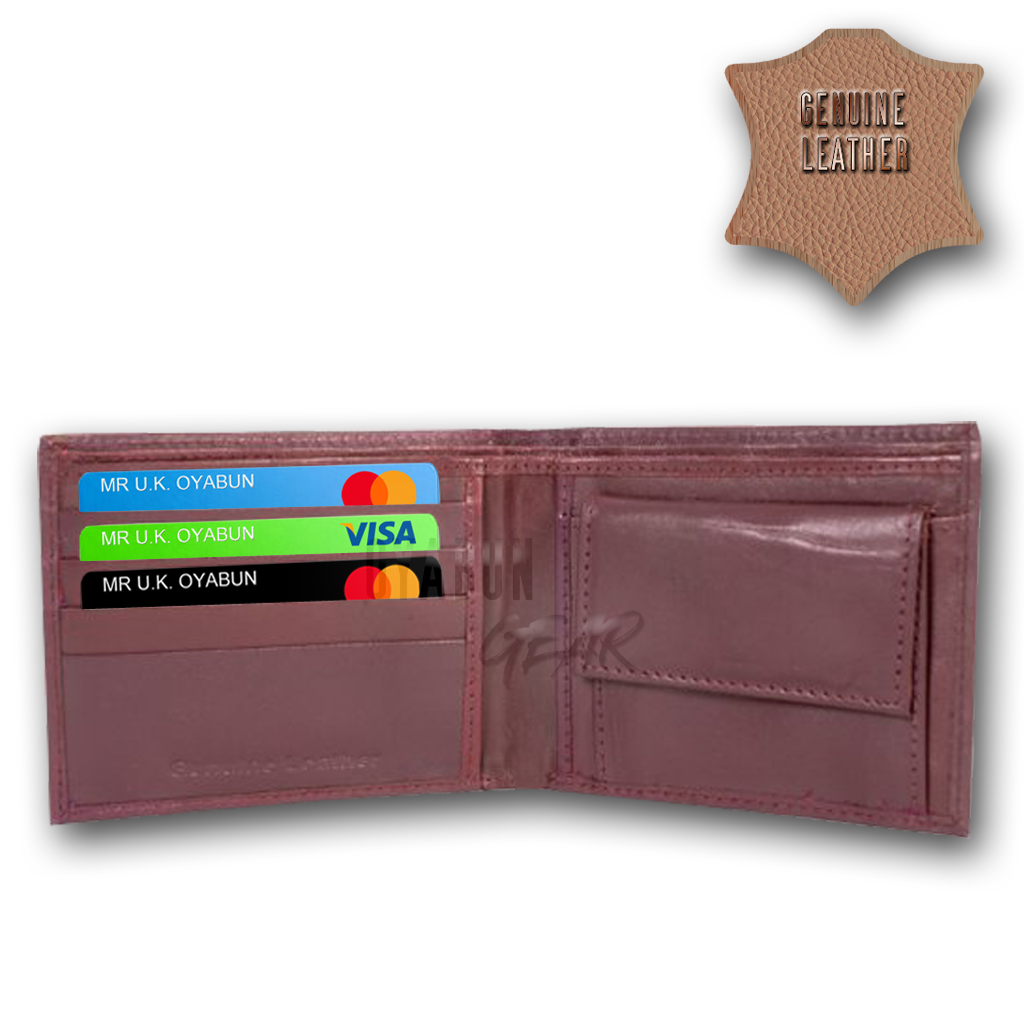 Leather Wallet (Burgundy)