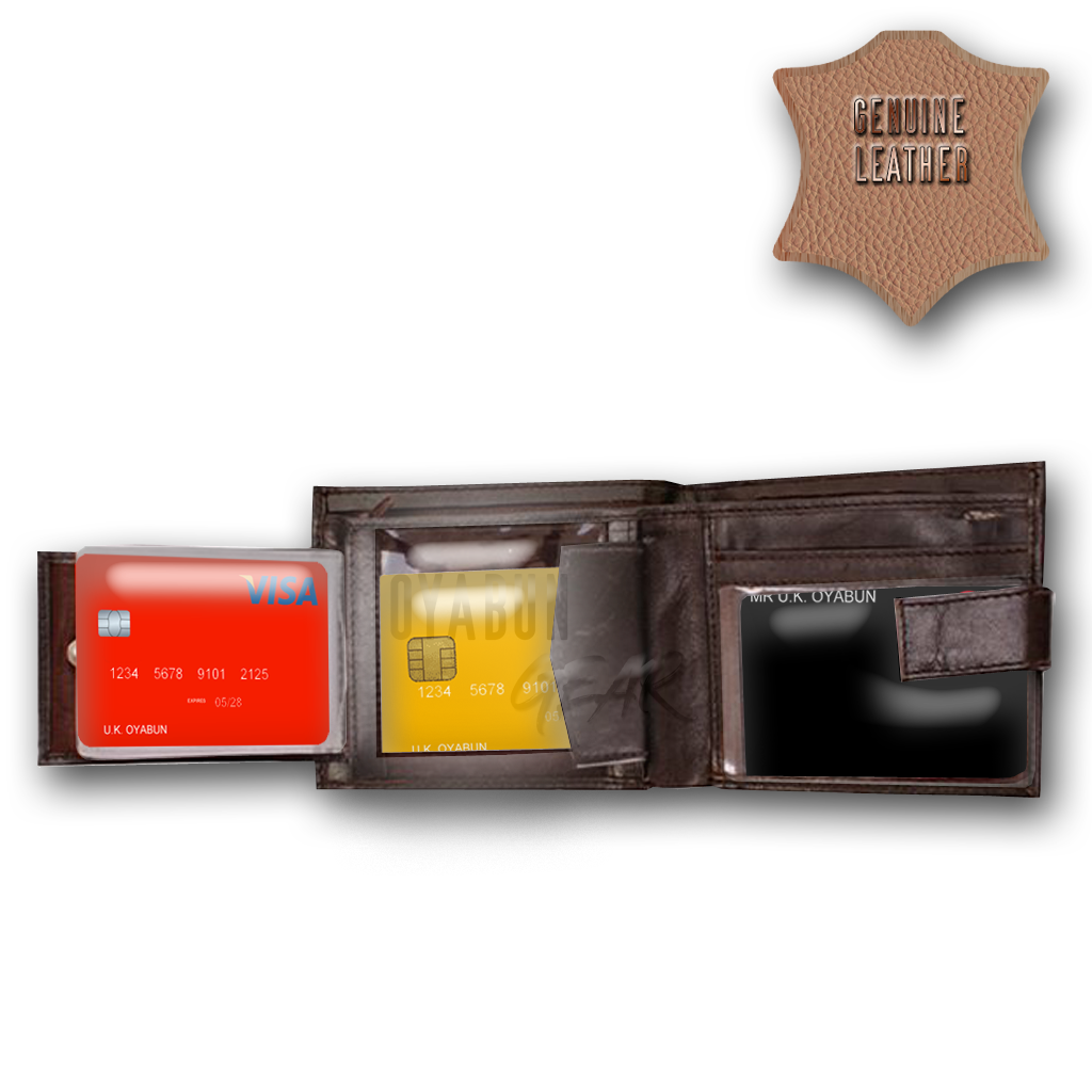 Leather Wallet (Brown)