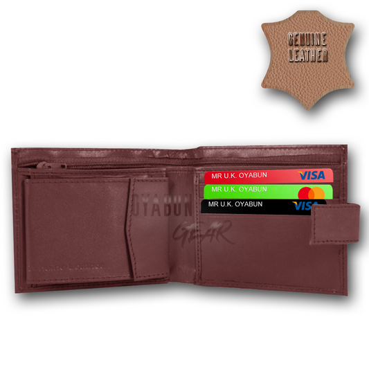 Leather Wallet (Burgundy)