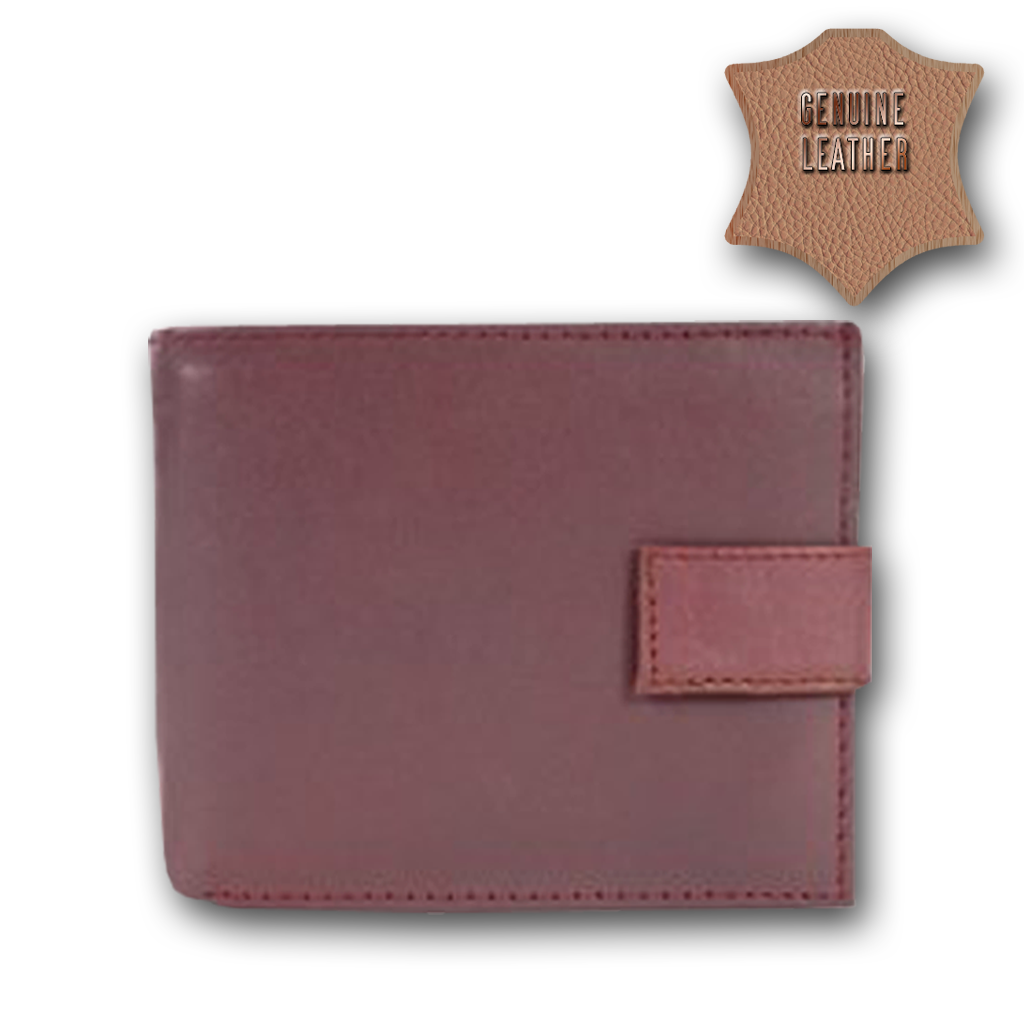 Leather Wallet (Burgundy)