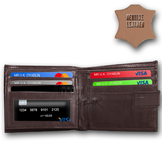 Leather Wallet (Brown)